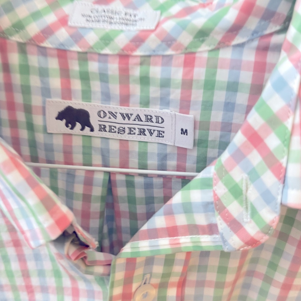Onward Brand Men's Multicolor Checkered Shirt